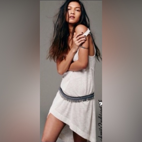 Free People Tops - Free People ~ We The Free ~ Ribbed Hi-Lo Asymmetrical Sleeveless Tank Top